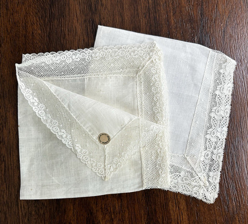 Vintage handkerchief hankie - handkerchief,