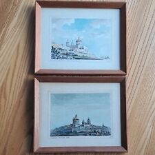 2 x  paintings signed and dated by Maltese artist Joseph Galea (1904-1985)