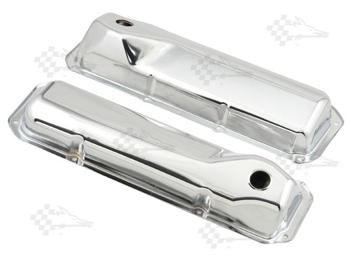 Chrome valve covers sb - valve,