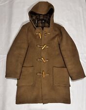 Men’s Made In England Camel Duffle Coat Vintage Size M 32/34 Wool Blend