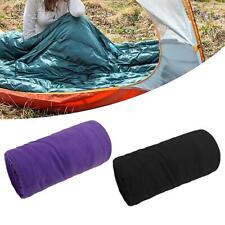 Sleeping Bag Liner Fleece Double Zippers Portable Travel