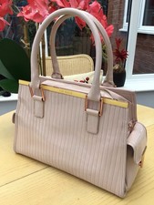 Ted Baker ‘Jaide’ Pink Large Zipped Grab Bag - French Bulldog Linings