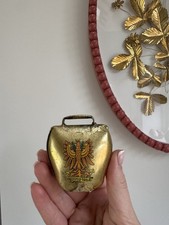 Vintage Brass Cow Bell from