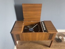 HMV Vintage Record Player Model 2417 Garrard Turntable Model 2025