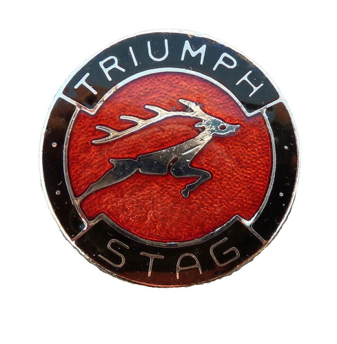 Triumph stag enamel lapel - triumph,