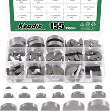 Keadic 155Pcs 17Sizes Metric