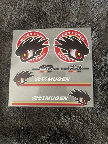 Mugen power stickers for use - mugen,