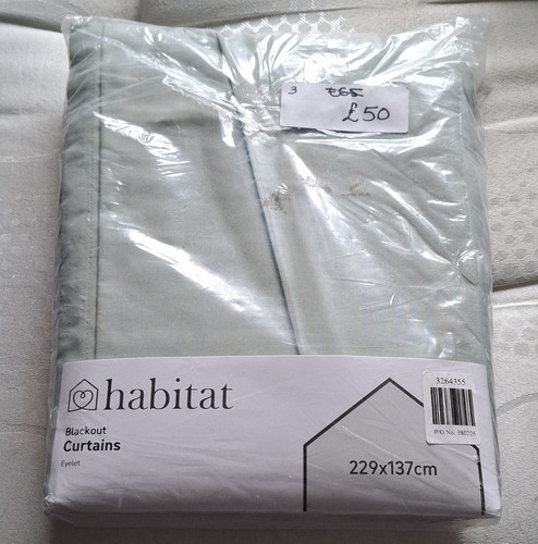 Habitat sage blackout eyelet - blackout,