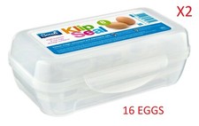 Egg Box Tray 2 X 8 Eggs Fridge