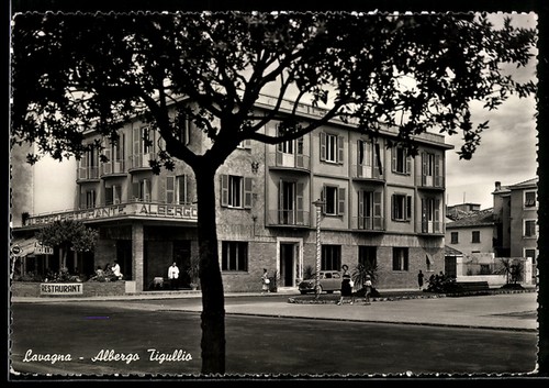 Postcard lavagna albergo - postcard, lavagna,