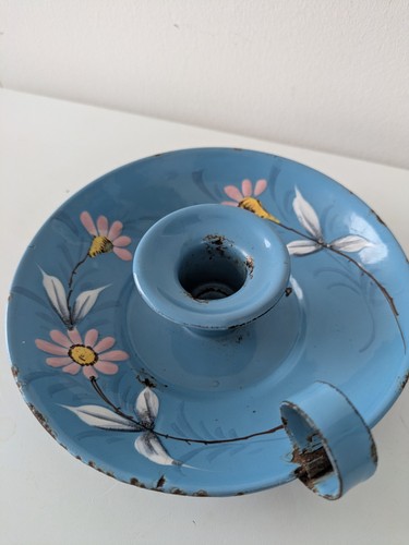 Vintage rustic blue enamel - rustic,