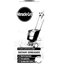 Miracle Gro Rotary Spreader