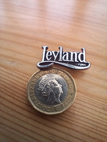 Vintage leyland vehicles badge - vintage,