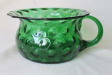 Victorian Green Bubble Glass