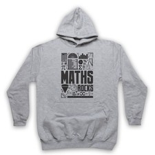 MATHS ROCKS MATH GEEK CHIC NERD MATHEMATICS MATHLETE ADULTS UNISEX HOODIE