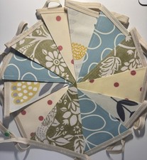 Handmade Oilcloth Bunting -