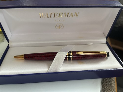 Waterman paris red - paris, marbled