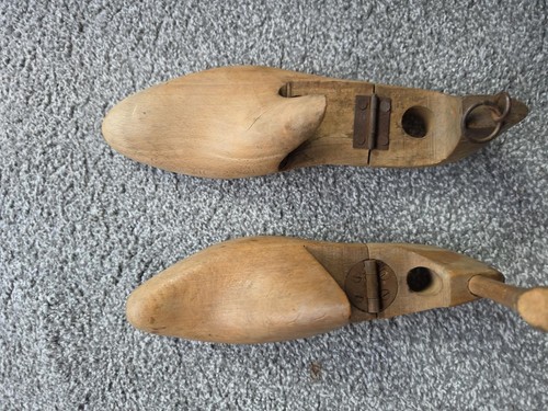 Vintage wooden shoe stretchers - vintage,