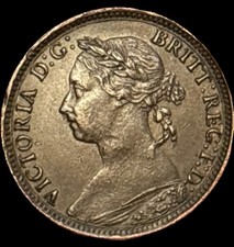 1891 1 Farthing Queen Victoria