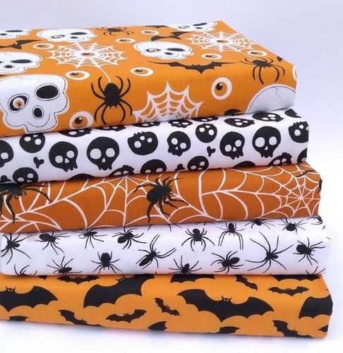 Halloween fabric bundles fat - bundles,