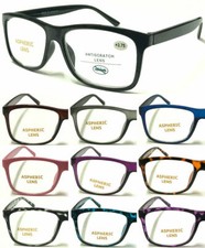S140 High Quality Big Lens Simple Plain Plastic Reading Glasses/Comfort Designed