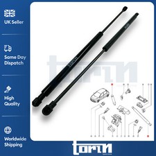 2X Rear Boot Tailgate Gas Spring Struts For Renault Clio MK3 Hatchback 2005-2013