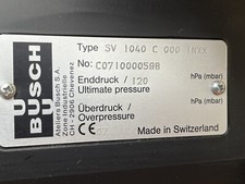 BUSCH SV1040 C Vacuum Pump Used.
