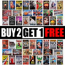 Quality metal tin sign 20x30 - metal,