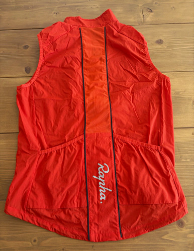 Rapha red cycling gilet - rapha, l