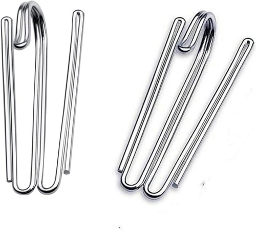 Metal curtain hooks pinch - curtain,