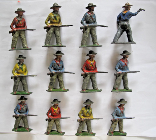 Vintage lead cowboys x12 - vintage,