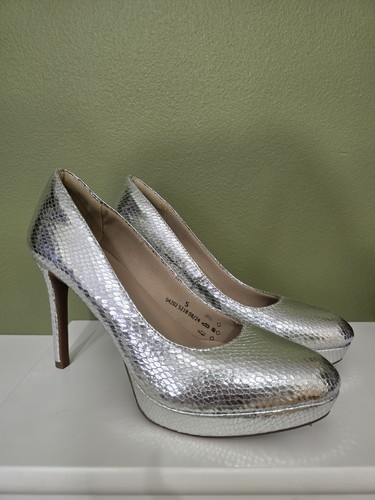 Woman high heels silver - woman's,