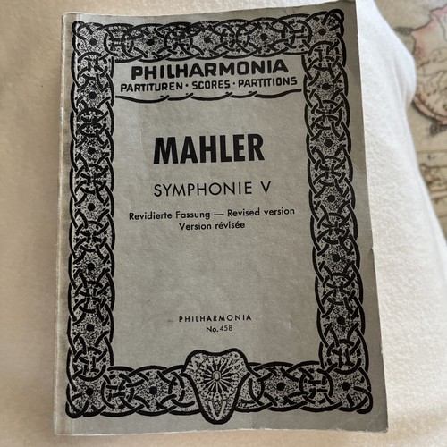 Mahler symphony pocket score - pocket,