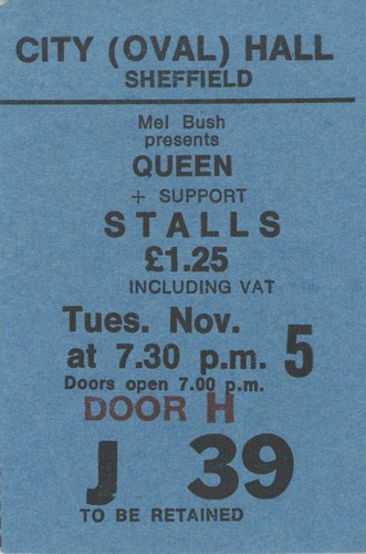 Queen concert ticket stub - , 1974