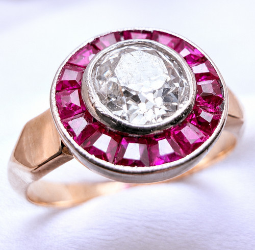Vintage 18ct gold - vintage, diamond