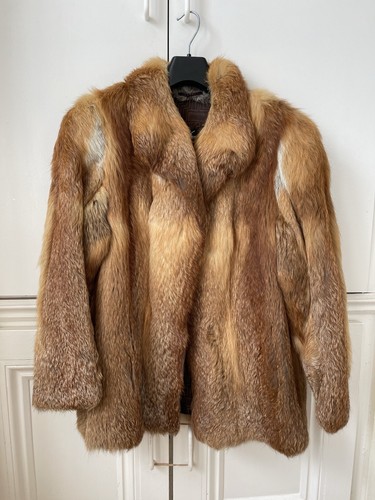 Real red fox - real, fur