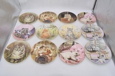 Set of 12 Kitten Classics Plates by Royal Worcester Fine Bone China