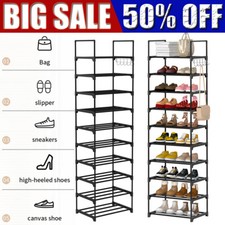 10Tier Narrow Shoe Rack Shoe