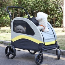 4 Wheels Dog Stroller Folding