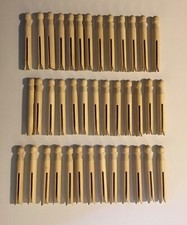 Lot Of 39 Wood Clothes Pins