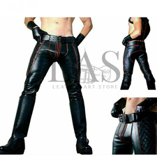 MEN'S REAL LEATHER TROUSERS