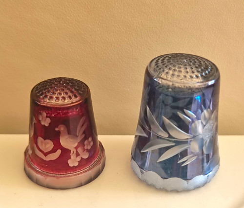 Glass crystal floral sewing - floral,