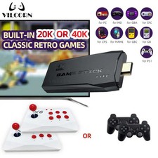 Video Game Console HD Game Stick 4K 128 GB Retro Games For PS1/GBA/MAME/SEGA UK