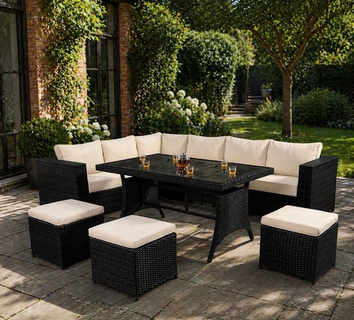 Seater rattan dining table - seater,