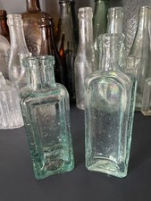 Pair vintage aqua green - pair,