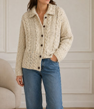 Chunky Cable knit Pure Wool