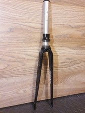 Fuji Bicycle Carbon Fork  700c Rim Brake Quick Release Used + Bearings + Top cap