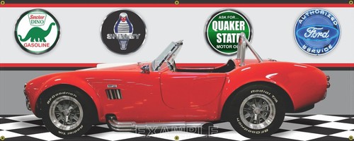 1966 shelby cobra red car - red,