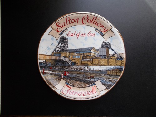 Colliery collectors plate - plate,