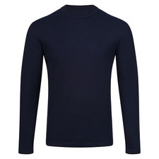 Famous Turtle Neck Jumper New Mens Cotton Rich Long Sleeve Knitted Pullover Top